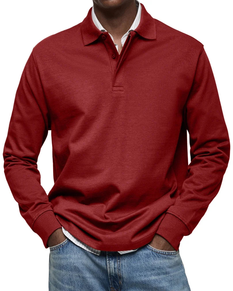 POLO DE LUXE À MANCHES LONGUES