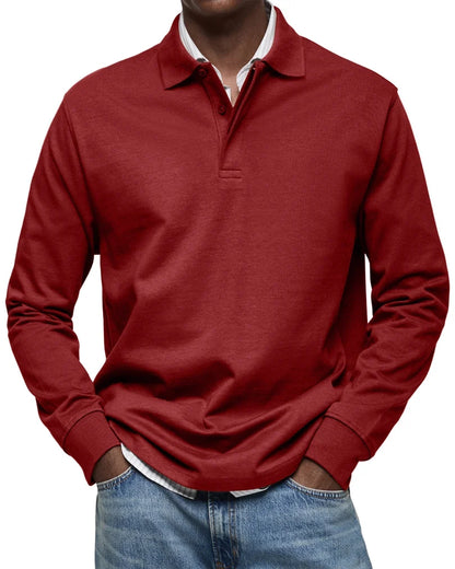POLO DE LUXE À MANCHES LONGUES