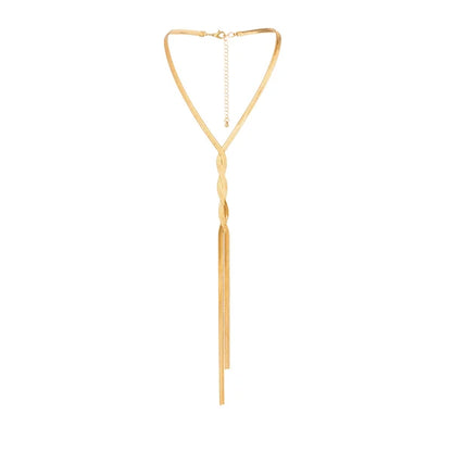 Collier à maillons torsadés